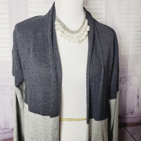 Colour works size S gray long cardigan … - Picture 4 of 10